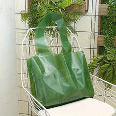 5pcs Customized Transparent Plastic Clothing Tote Bags - Women's Gift Bags