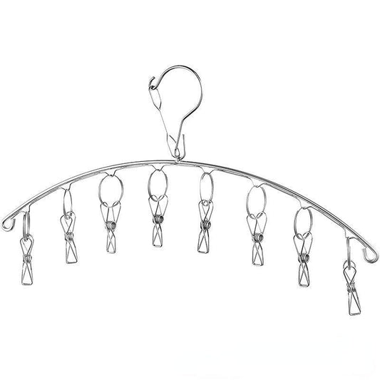 Stainless Steel Sock Rack Clothes Drying Rack Underwear Pants Skirt Clip