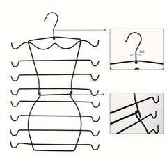 Space Saving 8 Tier Metal Bra Hanger Organizer