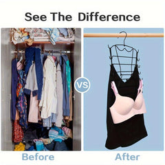 Space Saving 8 Tier Metal Bra Hanger Organizer