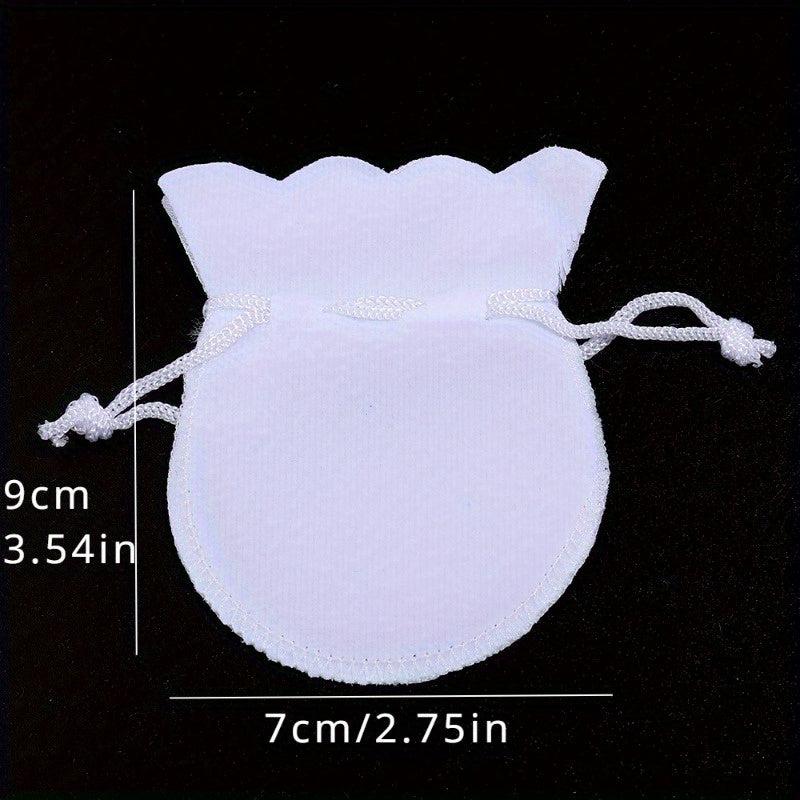 5pcs Velvet Drawstring Jewelry Gift Bags for Wedding