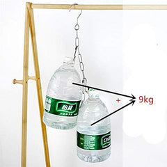 6pcs Stainless Steel Space Saving Hanger Chains