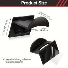 12pcs Adhesive Hat Hooks For Wall - No Drilling - Strong Hat Holder