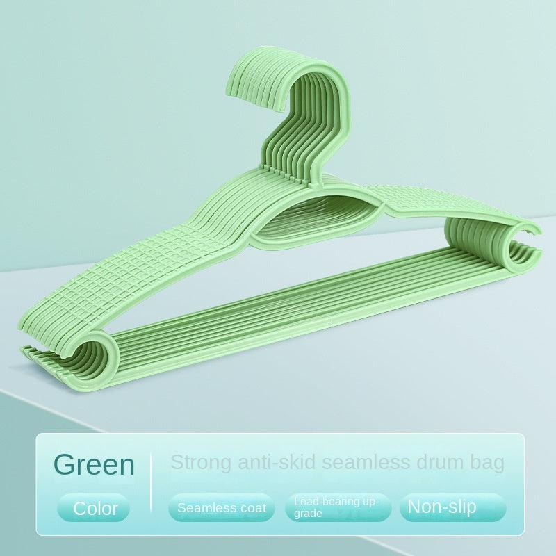 10pcs Commercial Clothes Hanger Non-marking Non-slip Drying Rack