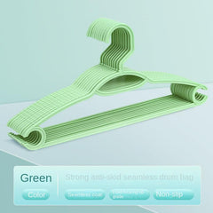 10pcs Commercial Clothes Hanger Non-marking Non-slip Drying Rack