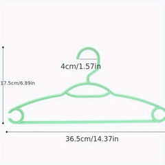10pcs Commercial Clothes Hanger Non-marking Non-slip Drying Rack