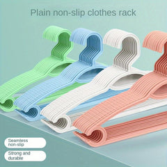 10pcs Commercial Clothes Hanger Non-marking Non-slip Drying Rack