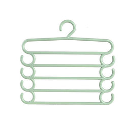 5pcs Multifunctional Hanger Pants Rack Tie Storage for Clothing Store