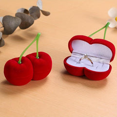 Cherry Shaped Jewelry Box Mother's Gift