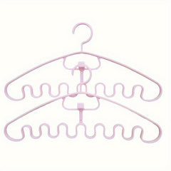 4pcs Wave Hangers for Clothing Shops Wardrobe Accessories