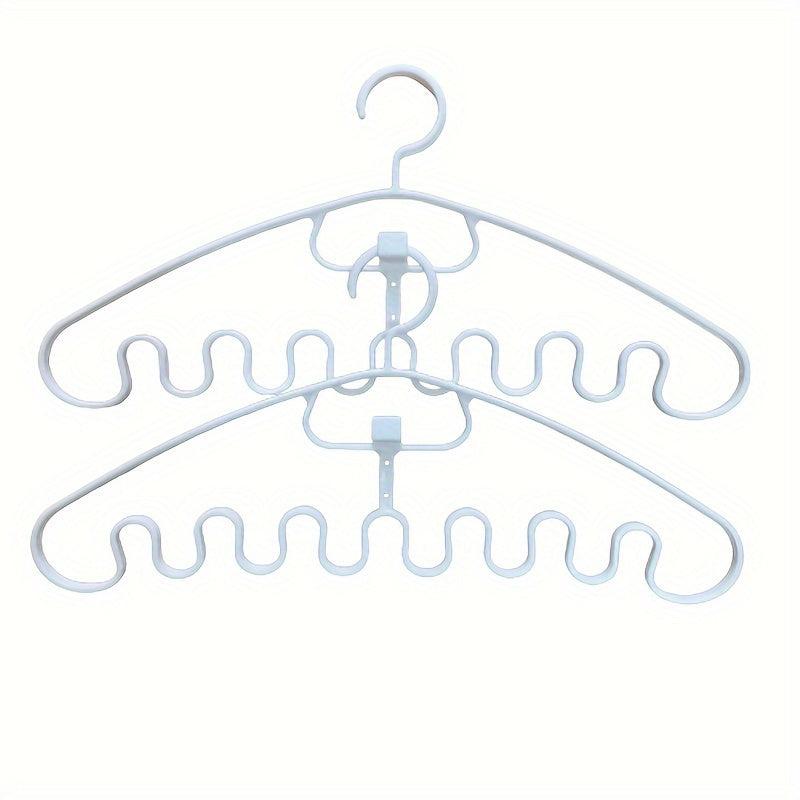 4pcs Wave Hangers for Clothing Shops Wardrobe Accessories