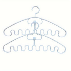4pcs Wave Hangers for Clothing Shops Wardrobe Accessories