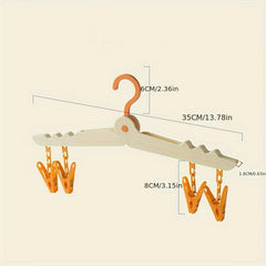 Portable Folding Travel Clothes Hanger Drying Rack