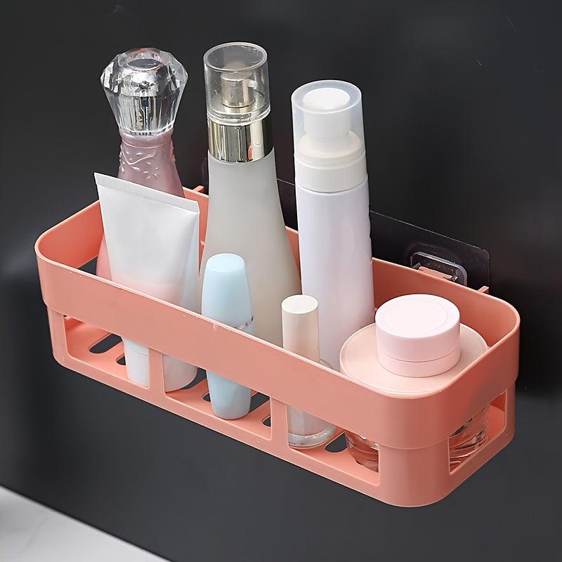 Adhesive Bathroom Corner Shower Shelf Toilet Storage Basket
