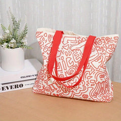 Large Cartoon Foldable Shopping Bag for Retail Stores