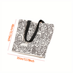 Large Cartoon Foldable Shopping Bag for Retail Stores