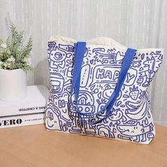 Large Cartoon Foldable Shopping Bag for Retail Stores