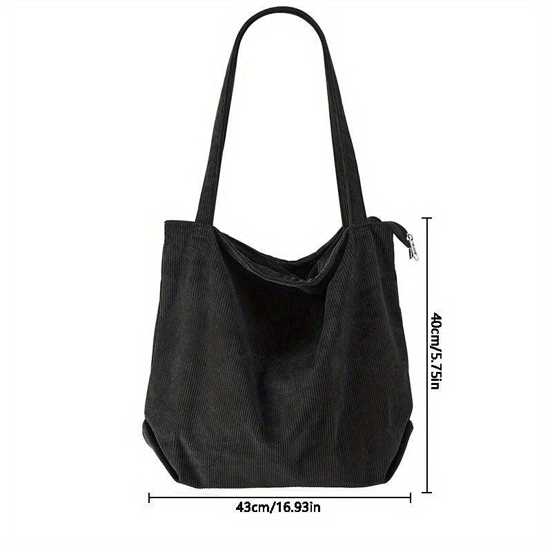 Casual Large Capacity Shoulder Bag for Shopping and Commercial Use