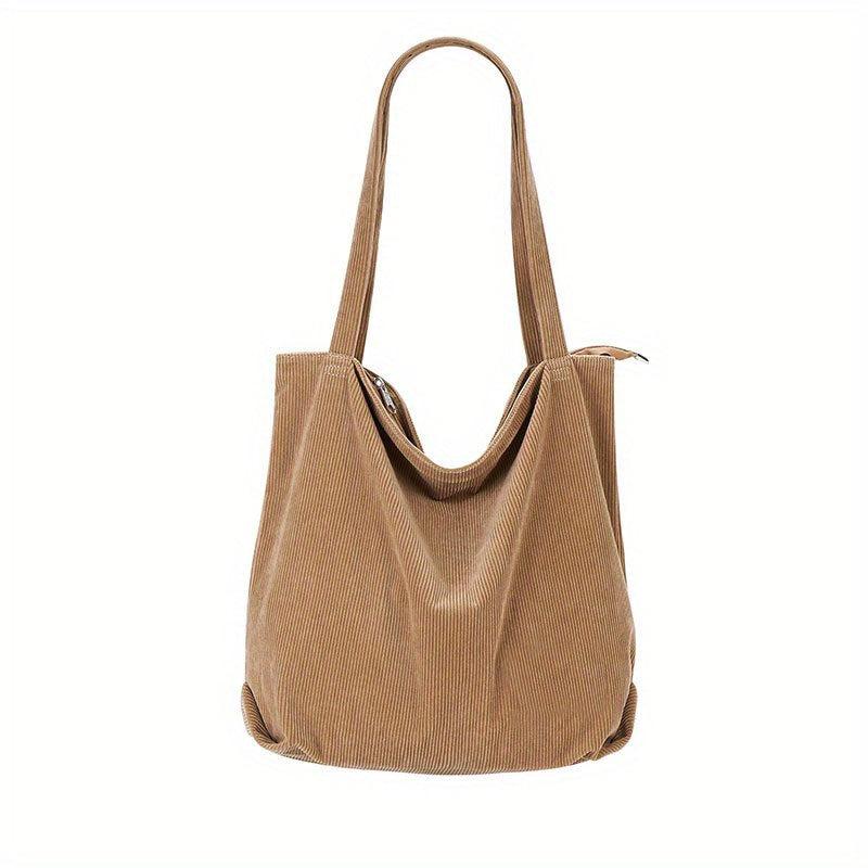 Casual Large Capacity Shoulder Bag for Shopping and Commercial Use