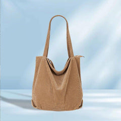 Casual Large Capacity Shoulder Bag for Shopping and Commercial Use