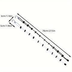 2pcs Non Slip Sock Organizer and Drying Clothesline Hanging Sock Divider Ropes