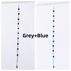 2pcs Non Slip Sock Organizer and Drying Clothesline Hanging Sock Divider Ropes