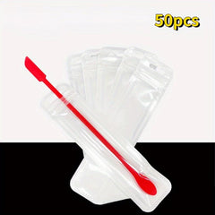 50pcs Self Sealing Bag Acne Needle Plastic Bag Eyelash Pencil Packaging