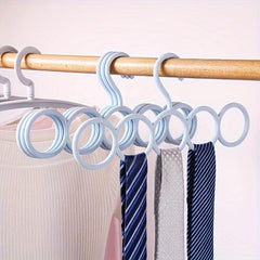 5 Hole Multifunctional Loop Hanger for Scarf Tie Underwear Sock