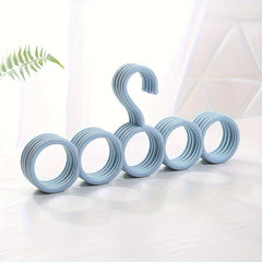 5 Hole Multifunctional Loop Hanger for Scarf Tie Underwear Sock