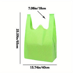 10pcs Vest Bag Supermarket Shopping Bag Customized Handbag Packing Bag