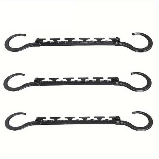 3pcs Collapsible Magic Hangers for Space Saving and Organization