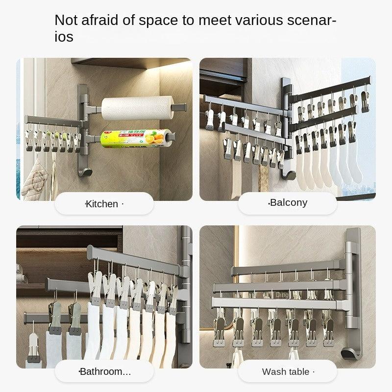 Sun Socks Drying Rack Clip - Windproof Underwear Clip