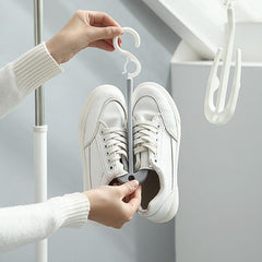 5pcs 360 Rotatable Shoe Drying Rack For Hotel Space saving