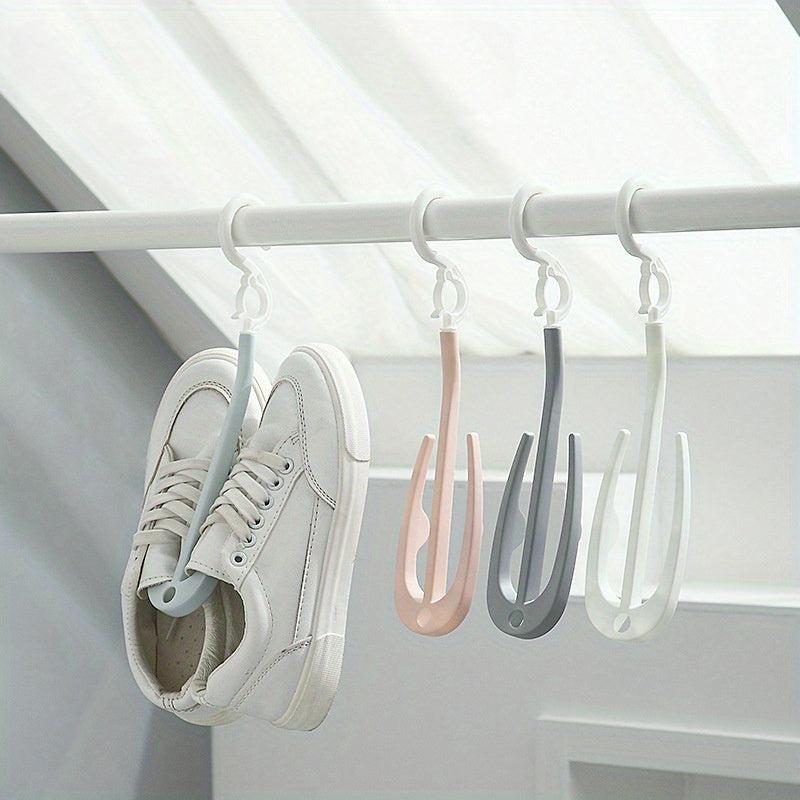 5pcs 360 Rotatable Shoe Drying Rack For Hotel Space saving