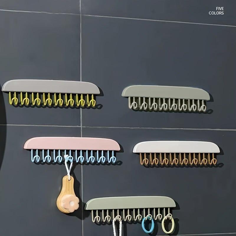 2pcs Multifunctional Plastic Clothes Hanger Wave Drying Rack