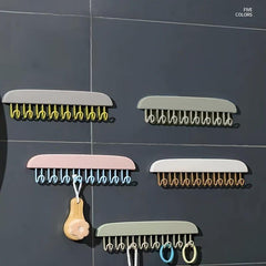 2pcs Multifunctional Plastic Clothes Hanger Wave Drying Rack