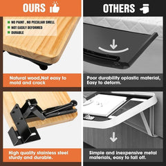 Folding Bedside Racks Hanging Storage Shelves Mobile Phone Cup Holders