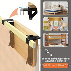 Folding Bedside Racks Hanging Storage Shelves Mobile Phone Cup Holders
