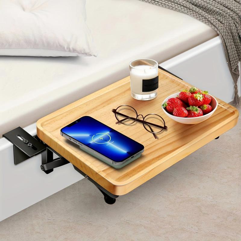 Folding Bedside Racks Hanging Storage Shelves Mobile Phone Cup Holders