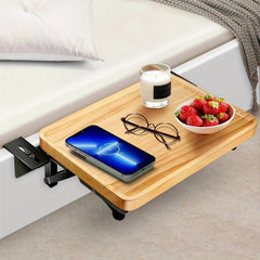 Folding Bedside Racks Hanging Storage Shelves Mobile Phone Cup Holders