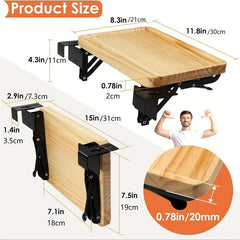 Folding Bedside Racks Hanging Storage Shelves Mobile Phone Cup Holders
