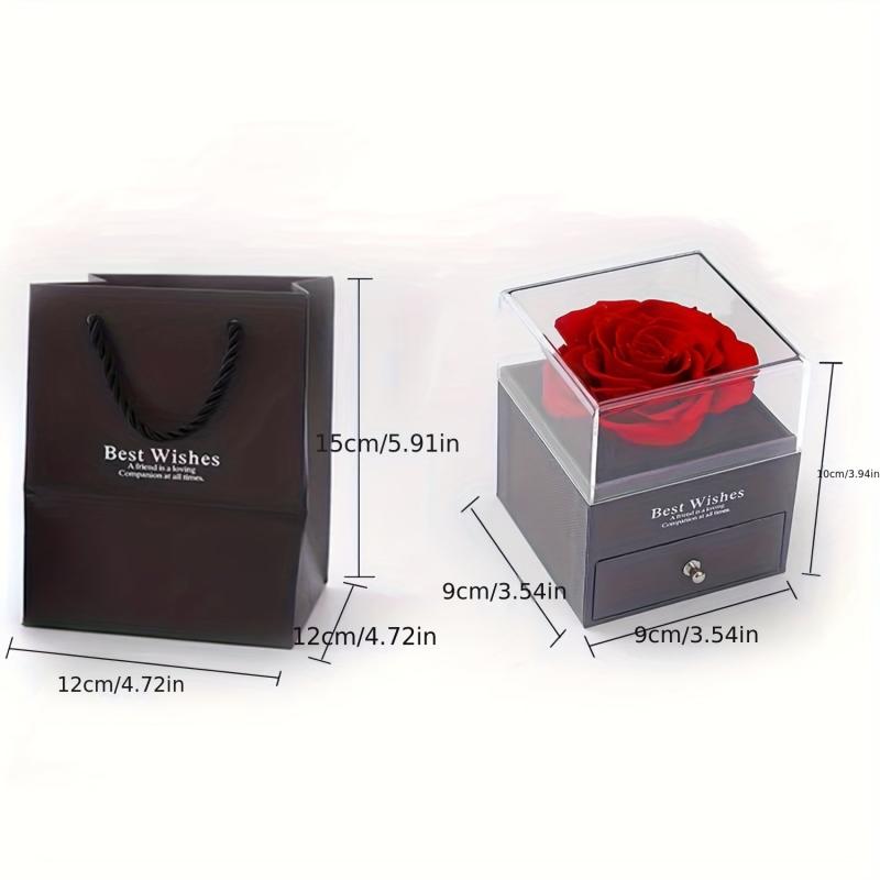 Rose Jewelry Gift Set with Gift Card & Gift Bag
