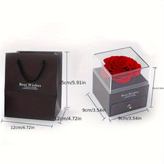 Rose Jewelry Gift Set with Gift Card & Gift Bag
