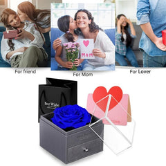 Rose Jewelry Gift Set with Gift Card & Gift Bag