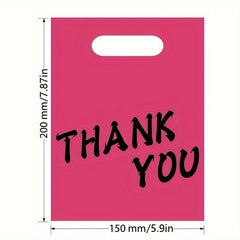 24x20 100pcs Party Favors Plastic Goodie Bags for Kids Birthdays