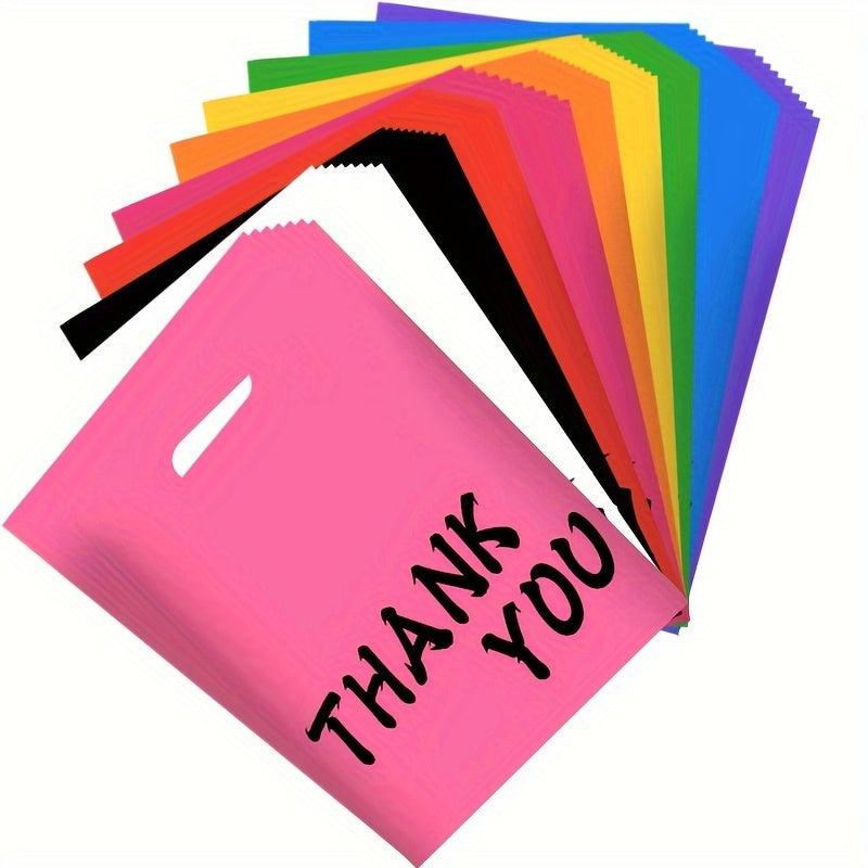 24x20 100pcs Party Favors Plastic Goodie Bags for Kids Birthdays