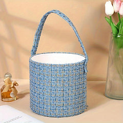 Plaid Flower Packaging Bags Wedding Gift Boxes
