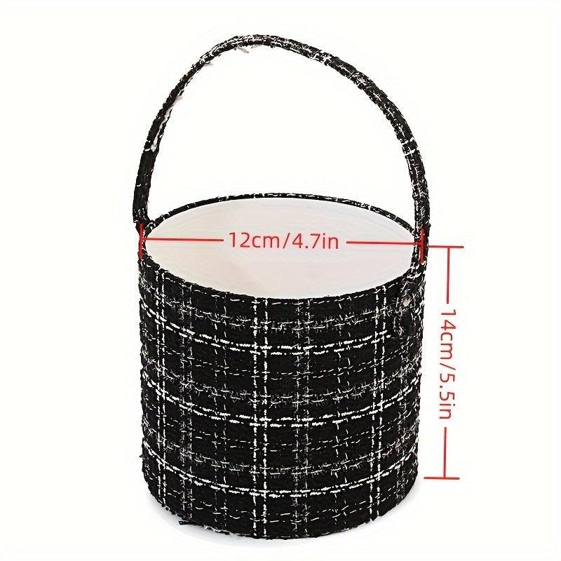 Plaid Flower Packaging Bags Wedding Gift Boxes