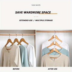 Closet Stack Hanger Rack Bedroom Storage Wardrobe Organizer