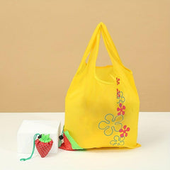 6pcs Reusable Grocery Shopping Baskets Strawberry Shape Shopping Bag